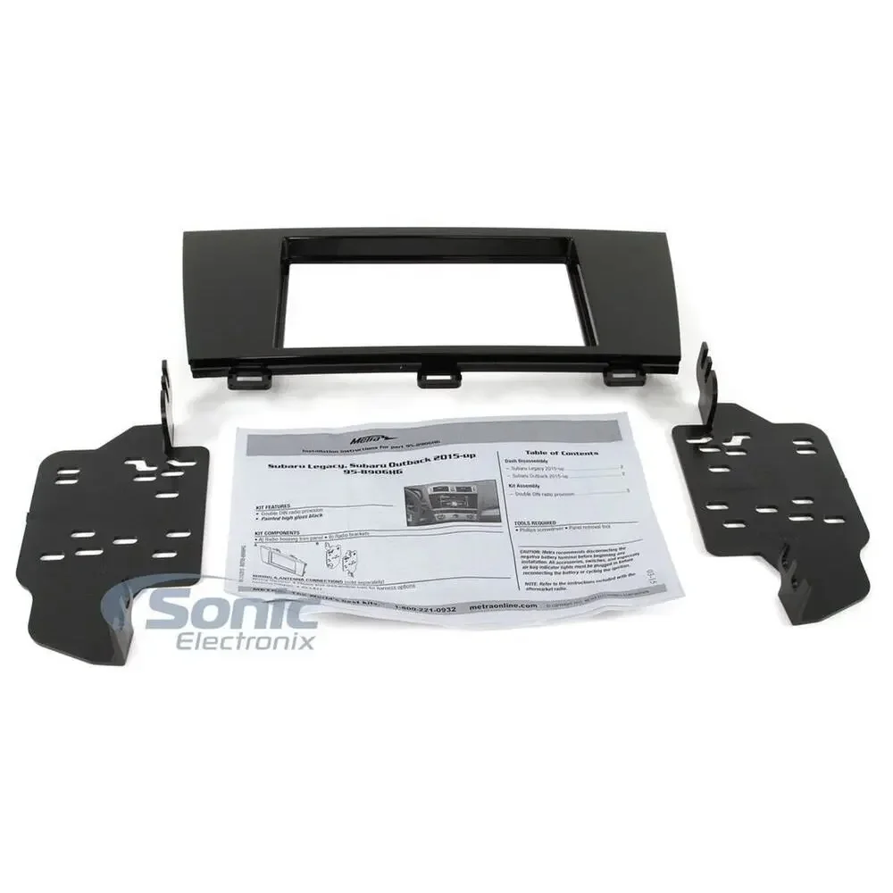METRA 95-8906HG Dash Hardware Assembly for Subaru Legacy Outback 2015-2019 Black